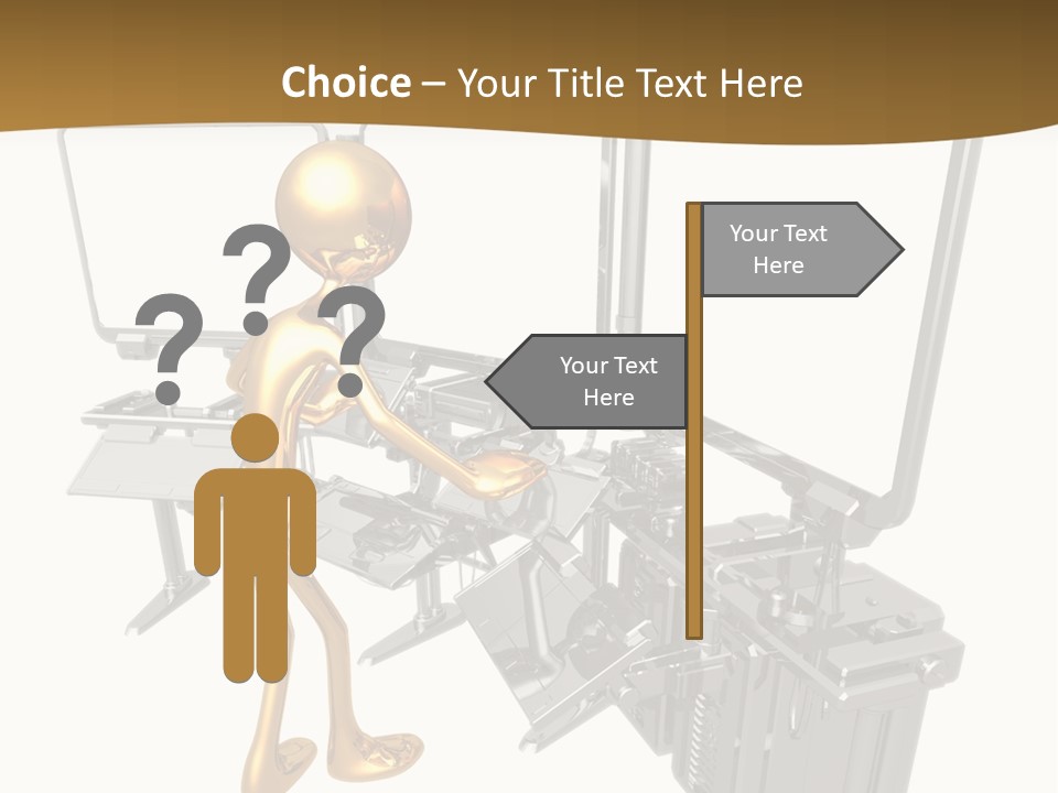 Security Abstract Center PowerPoint Template