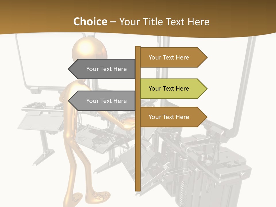 Security Abstract Center PowerPoint Template