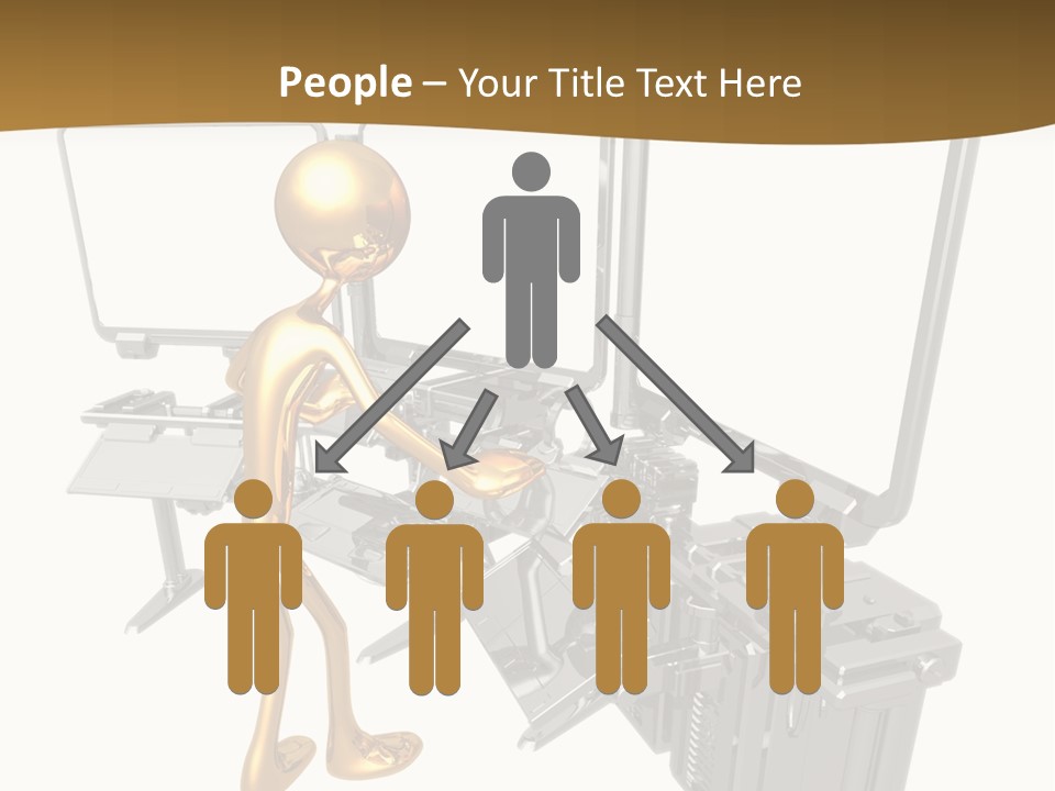 Security Abstract Center PowerPoint Template