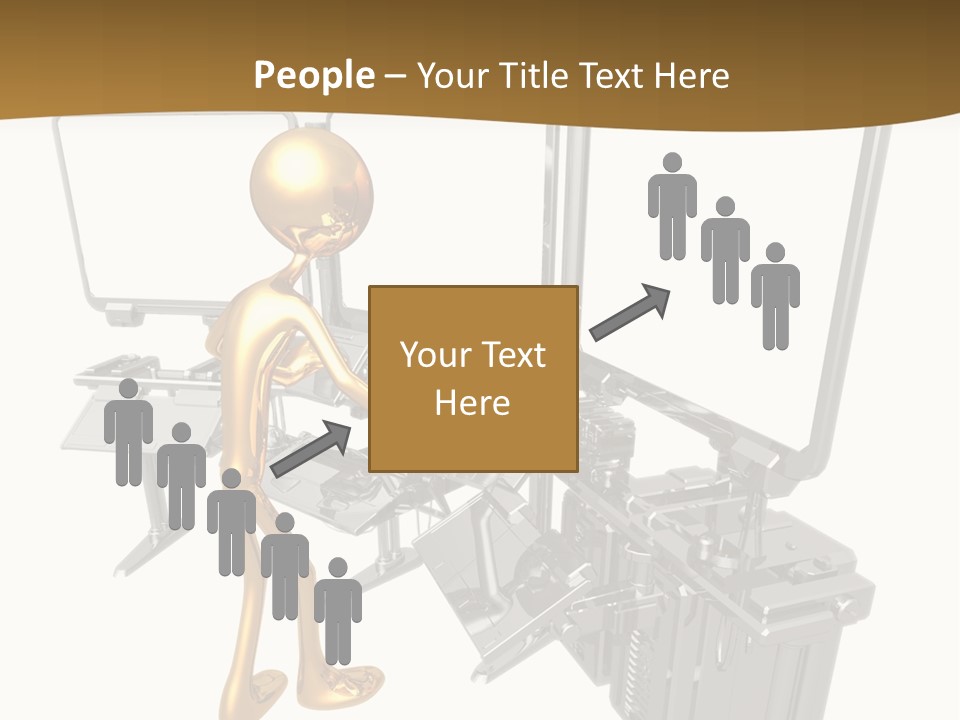 Security Abstract Center PowerPoint Template