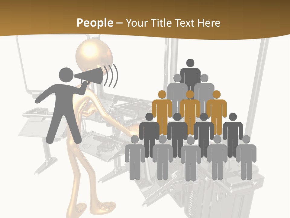 Security Abstract Center PowerPoint Template