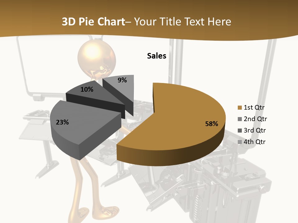 Security Abstract Center PowerPoint Template