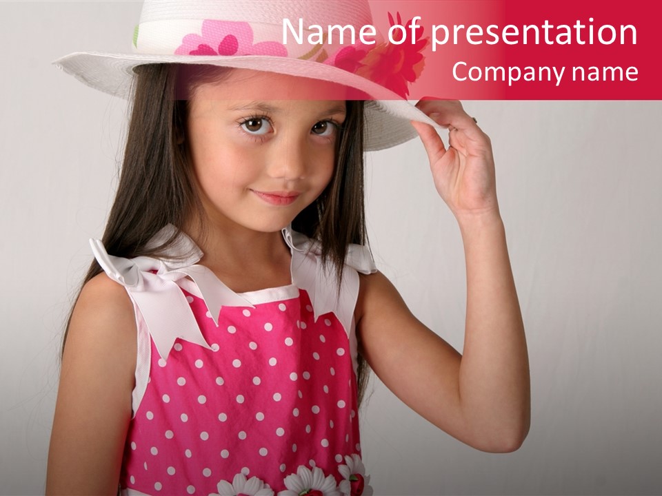 Student Kid Glamour PowerPoint Template
