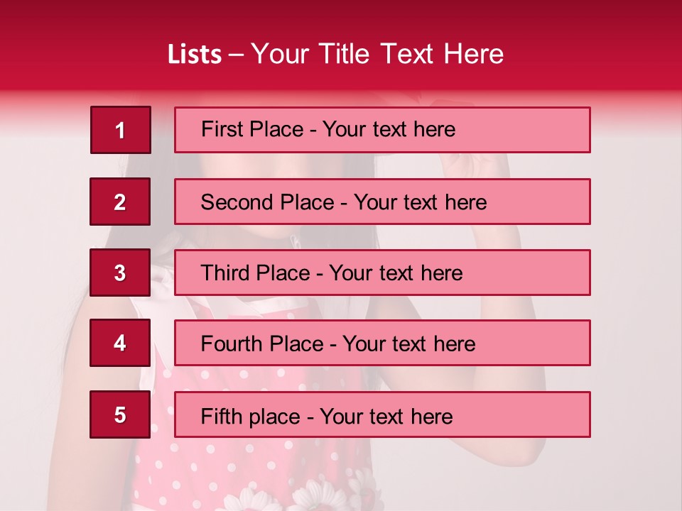 Student Kid Glamour PowerPoint Template