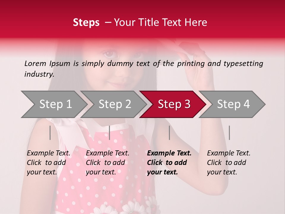 Student Kid Glamour PowerPoint Template