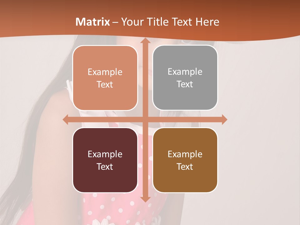 Easter Beauty Kid PowerPoint Template