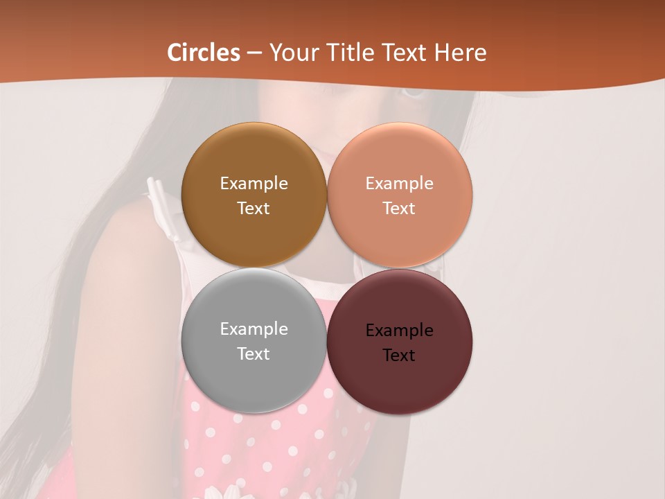 Easter Beauty Kid PowerPoint Template