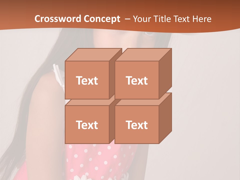 Easter Beauty Kid PowerPoint Template