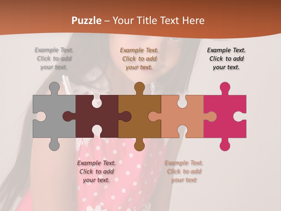 Easter Beauty Kid PowerPoint Template