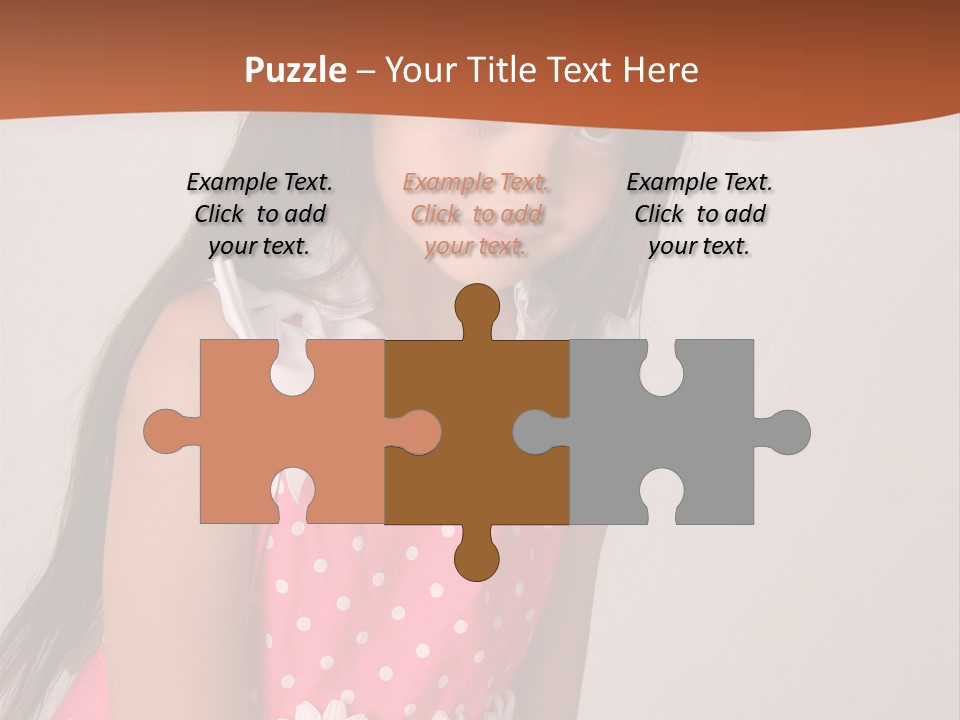 Easter Beauty Kid PowerPoint Template