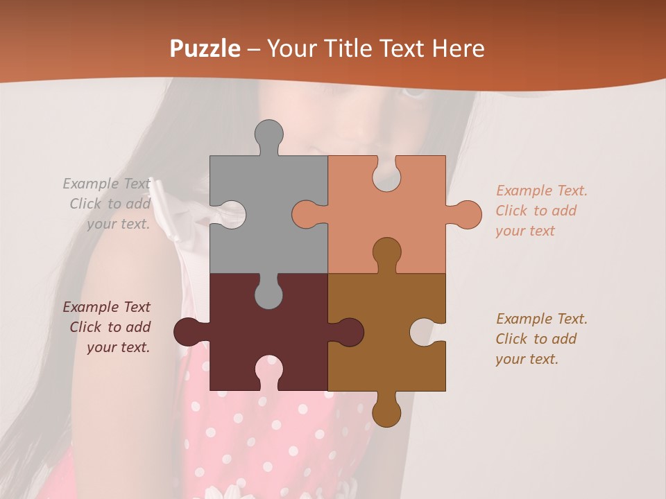 Easter Beauty Kid PowerPoint Template