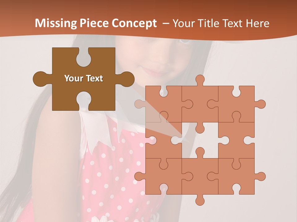 Easter Beauty Kid PowerPoint Template