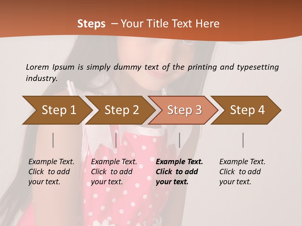 Easter Beauty Kid PowerPoint Template