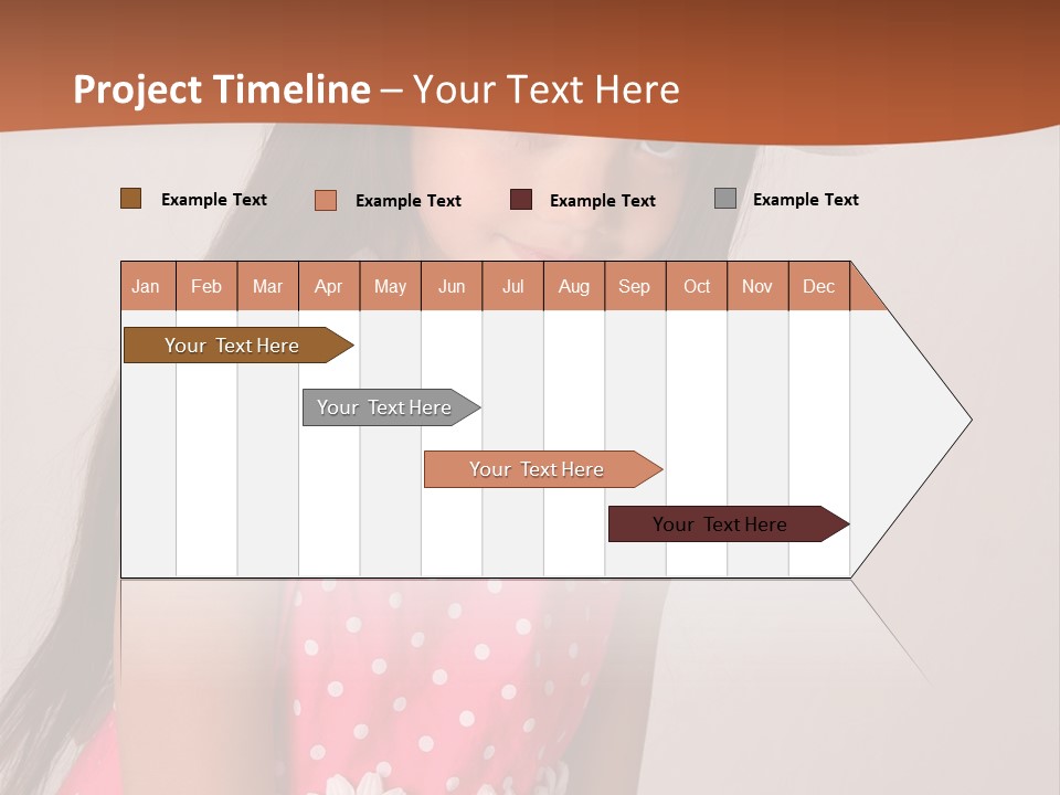 Easter Beauty Kid PowerPoint Template