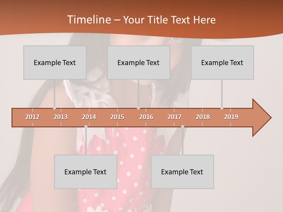 Easter Beauty Kid PowerPoint Template