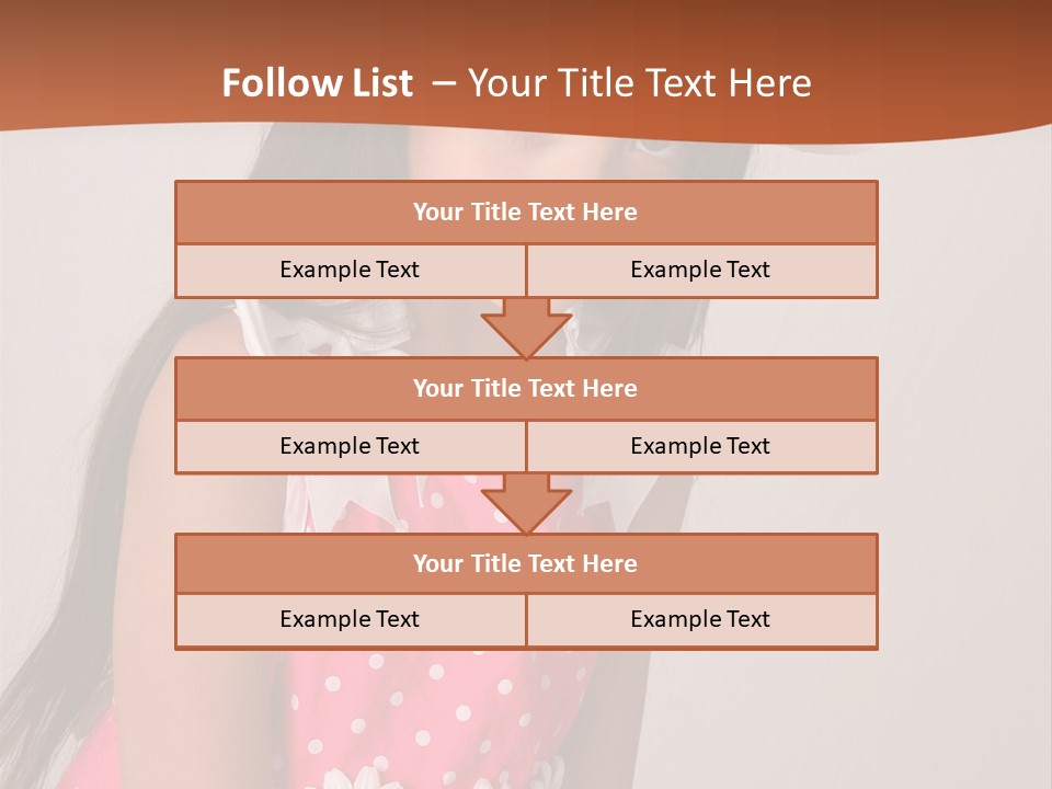 Easter Beauty Kid PowerPoint Template