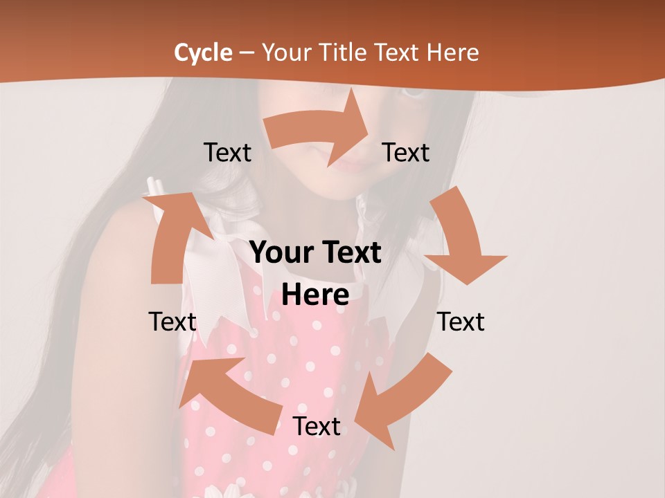 Easter Beauty Kid PowerPoint Template