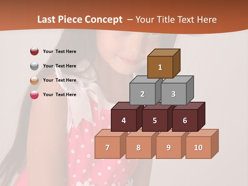 Easter Beauty Kid PowerPoint Template