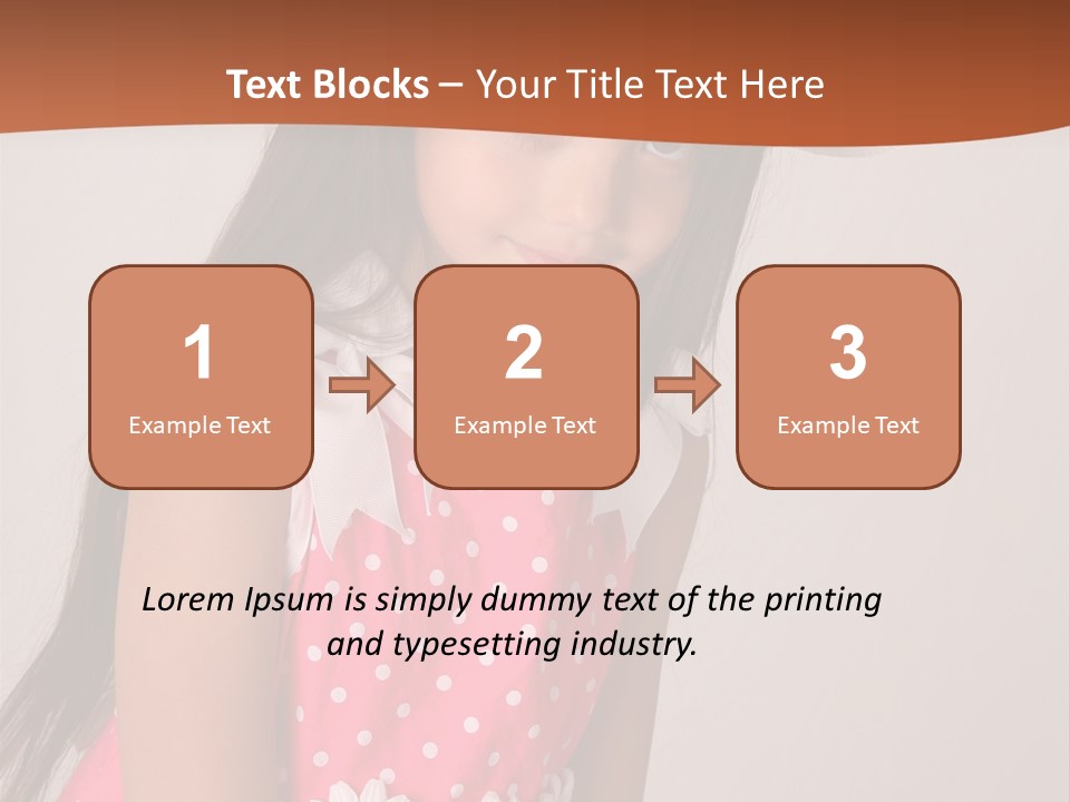 Easter Beauty Kid PowerPoint Template