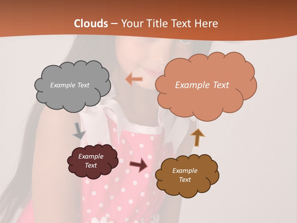 Easter Beauty Kid PowerPoint Template