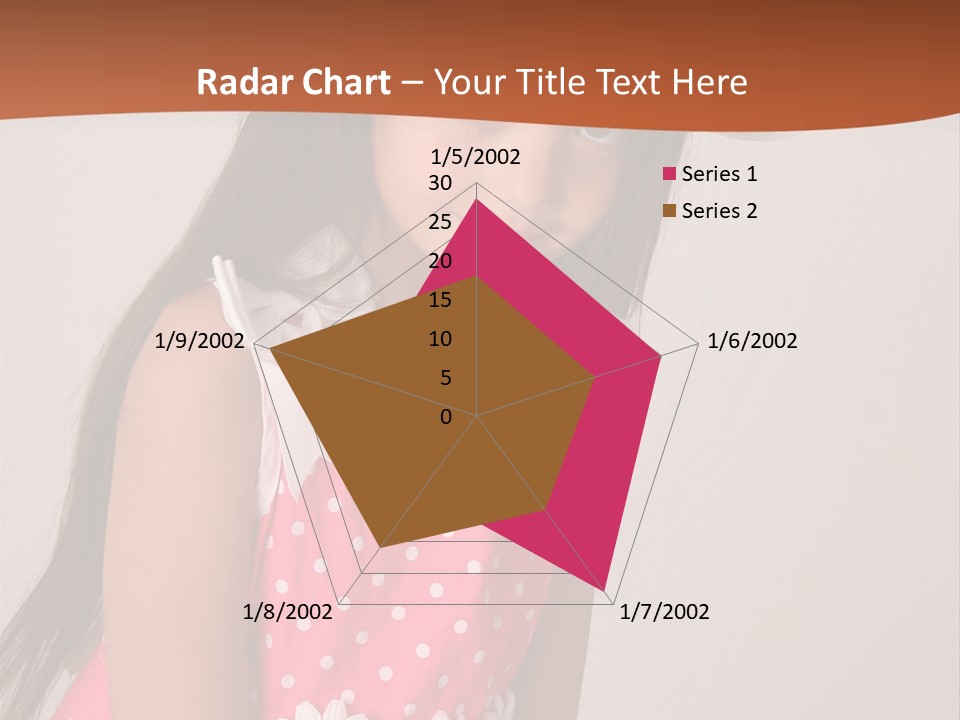 Easter Beauty Kid PowerPoint Template