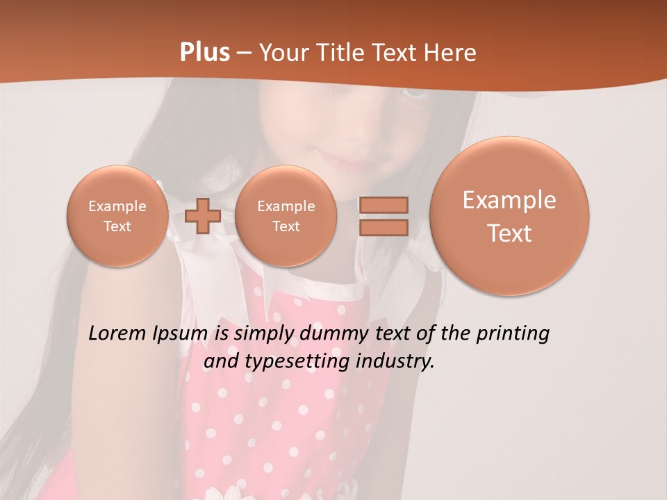 Easter Beauty Kid PowerPoint Template