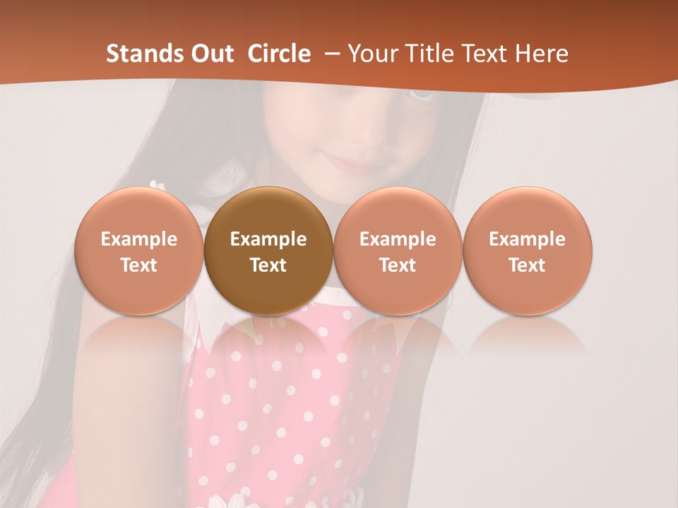 Easter Beauty Kid PowerPoint Template