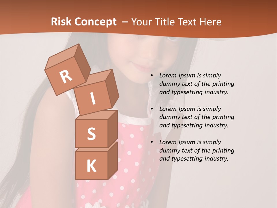 Easter Beauty Kid PowerPoint Template