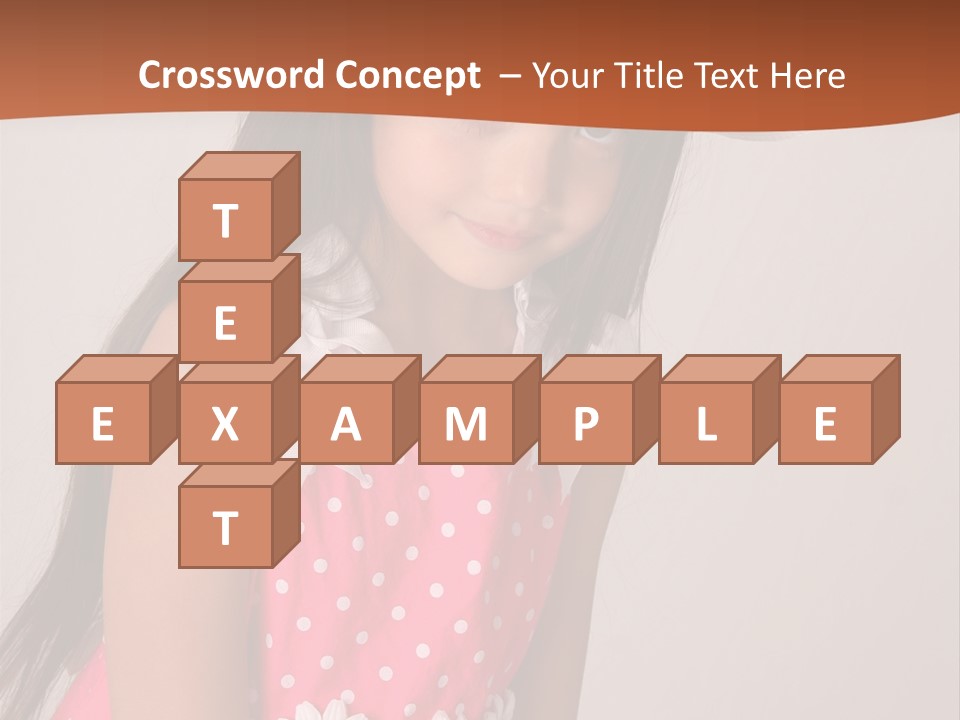 Easter Beauty Kid PowerPoint Template