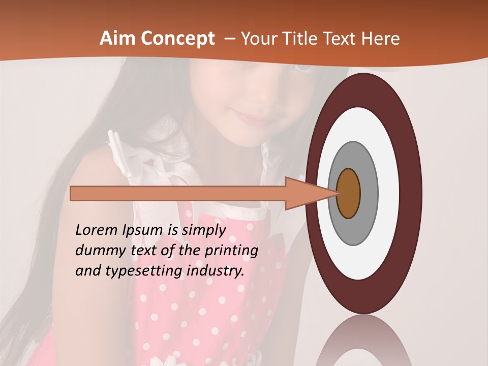 Easter Beauty Kid PowerPoint Template