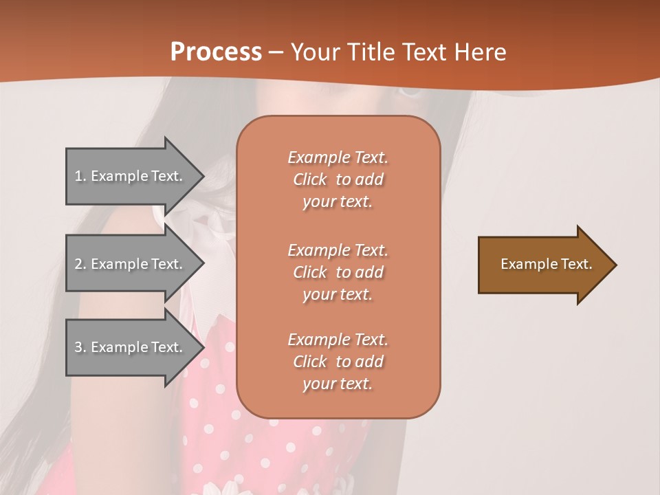 Easter Beauty Kid PowerPoint Template