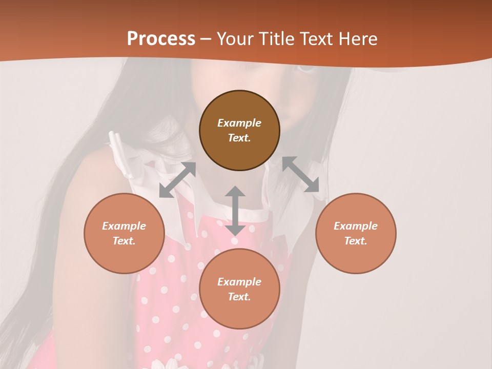 Easter Beauty Kid PowerPoint Template