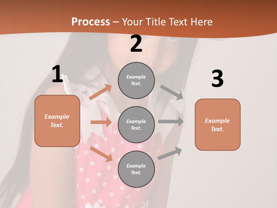 Easter Beauty Kid PowerPoint Template