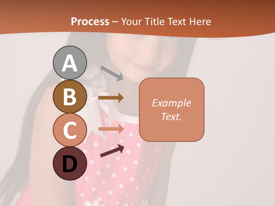 Easter Beauty Kid PowerPoint Template