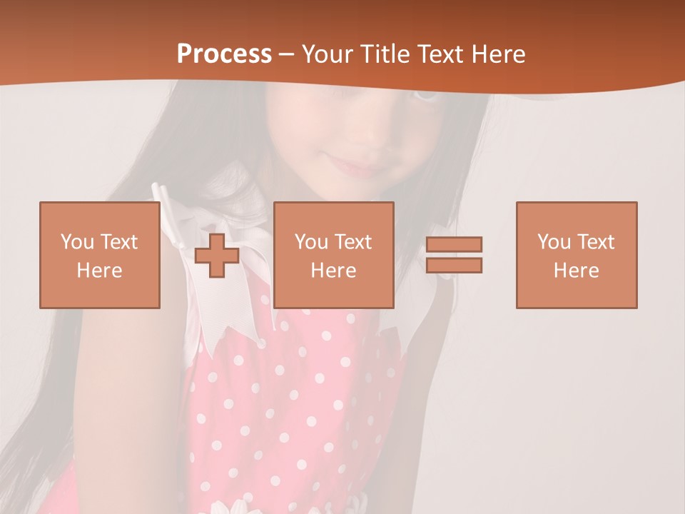 Easter Beauty Kid PowerPoint Template