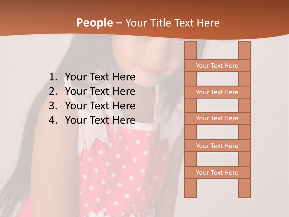 Easter Beauty Kid PowerPoint Template