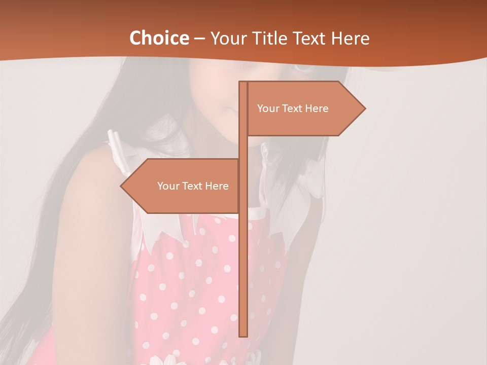 Easter Beauty Kid PowerPoint Template