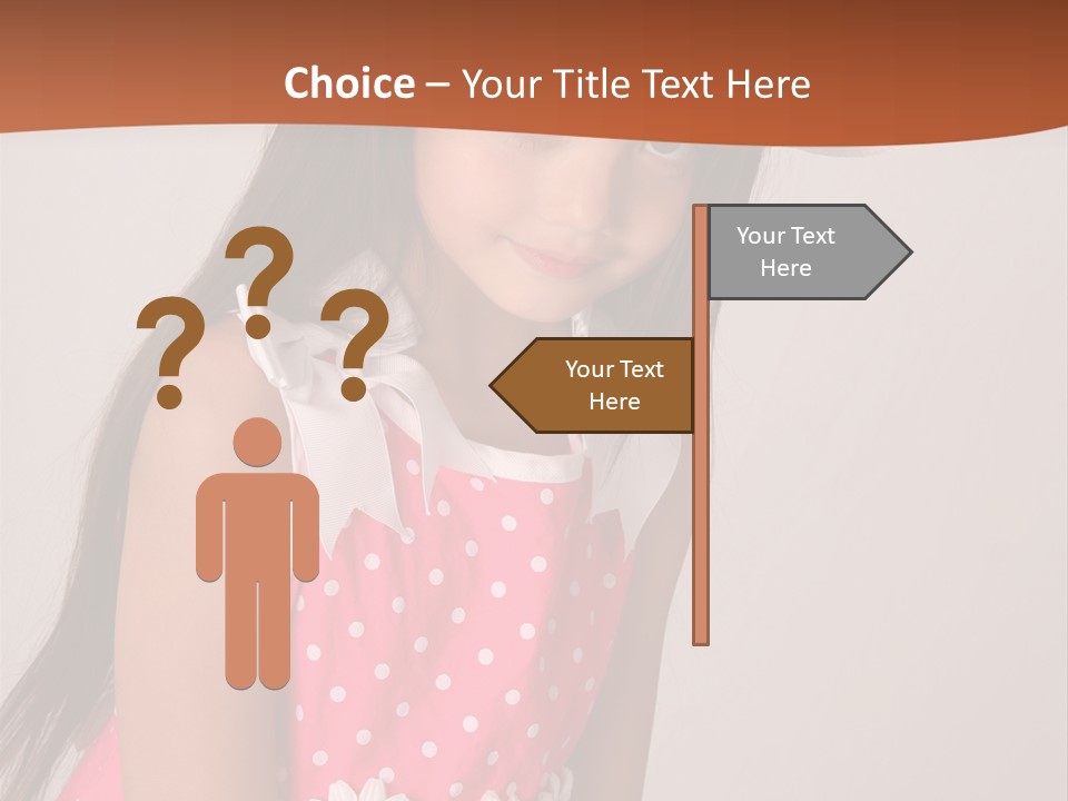 Easter Beauty Kid PowerPoint Template