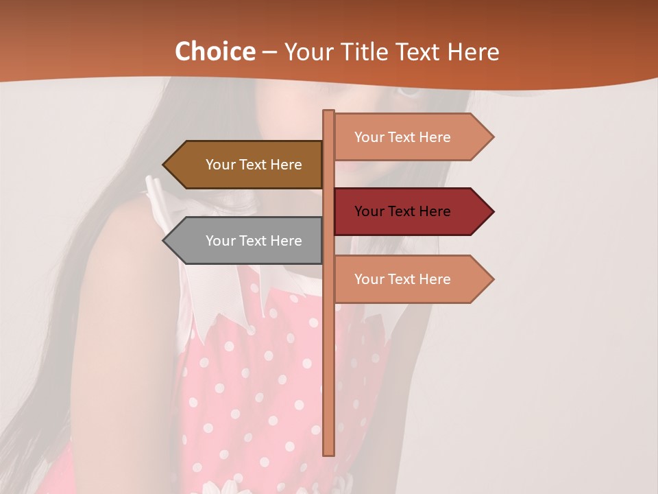 Easter Beauty Kid PowerPoint Template