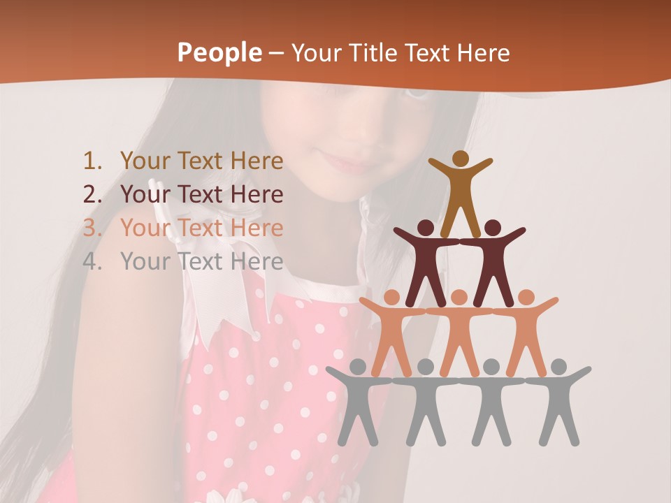 Easter Beauty Kid PowerPoint Template