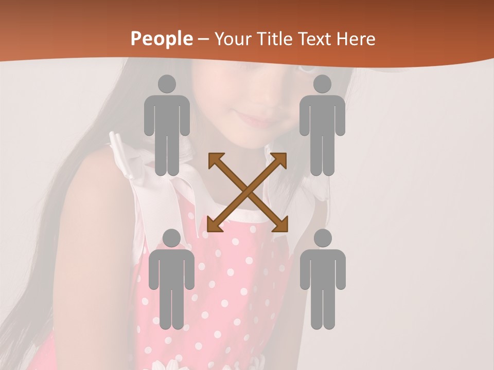 Easter Beauty Kid PowerPoint Template