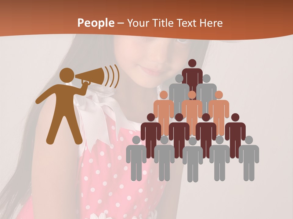 Easter Beauty Kid PowerPoint Template