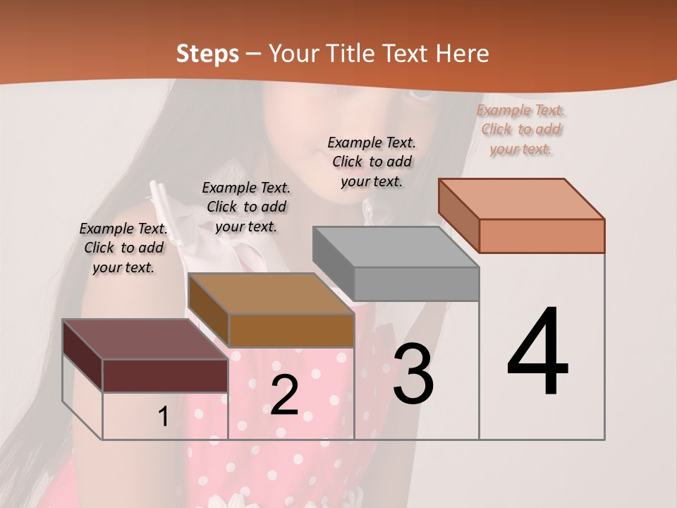 Easter Beauty Kid PowerPoint Template