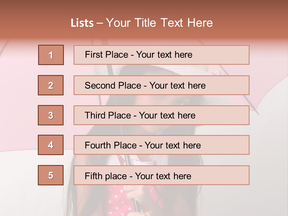 Hat Cute Dressed Up PowerPoint Template