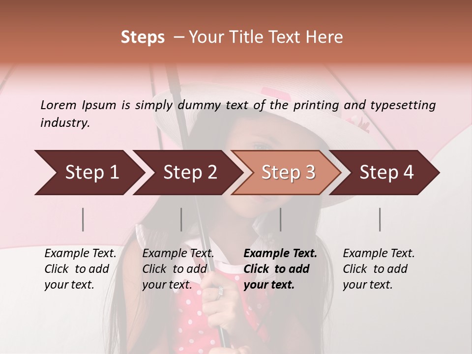 Hat Cute Dressed Up PowerPoint Template