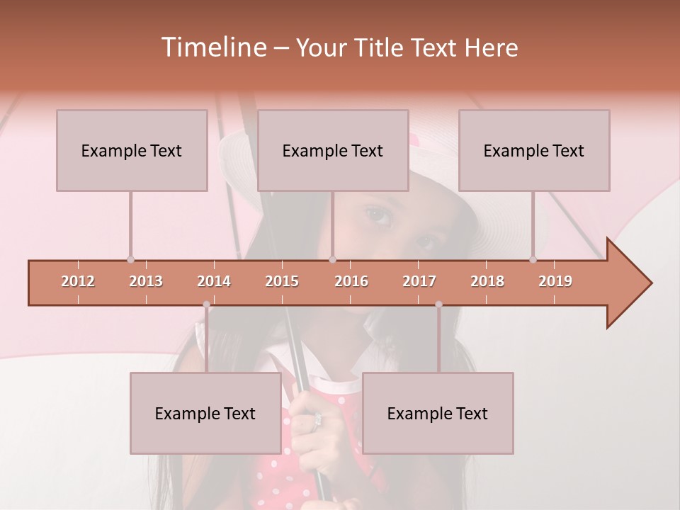 Hat Cute Dressed Up PowerPoint Template