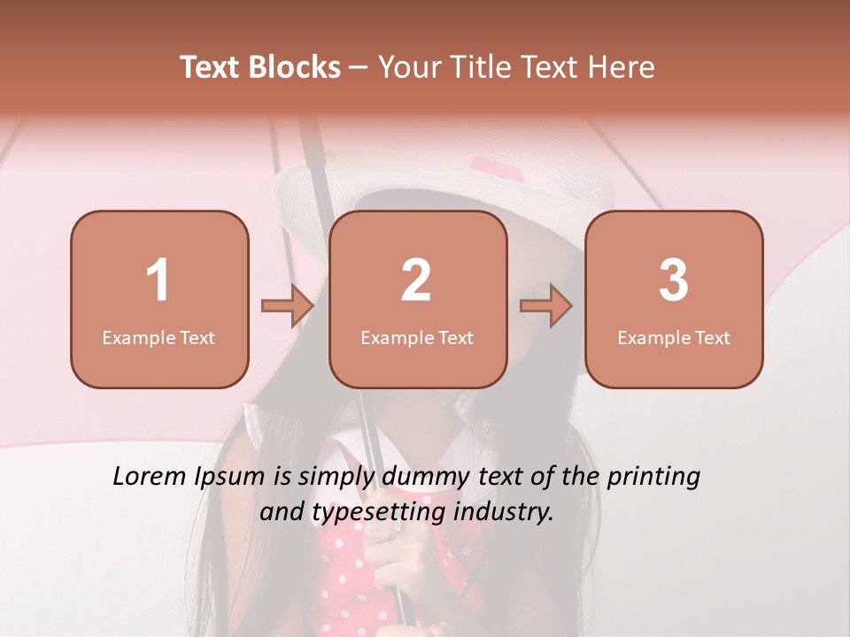 Hat Cute Dressed Up PowerPoint Template