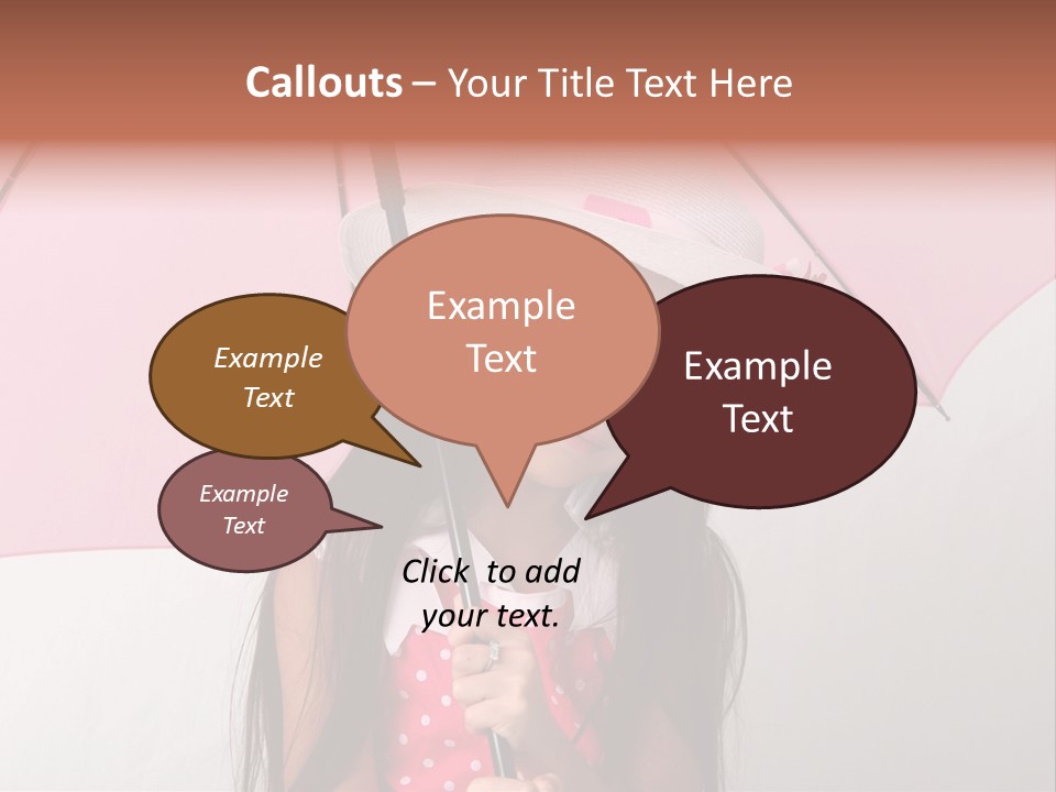 Hat Cute Dressed Up PowerPoint Template