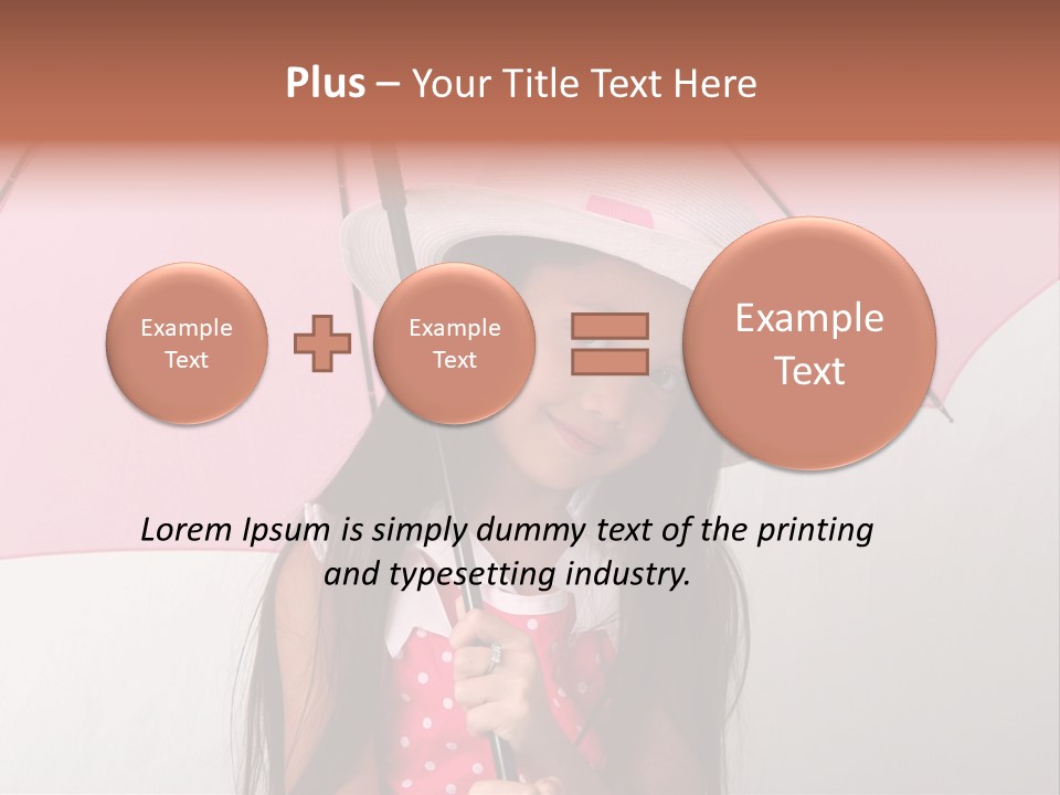 Hat Cute Dressed Up PowerPoint Template