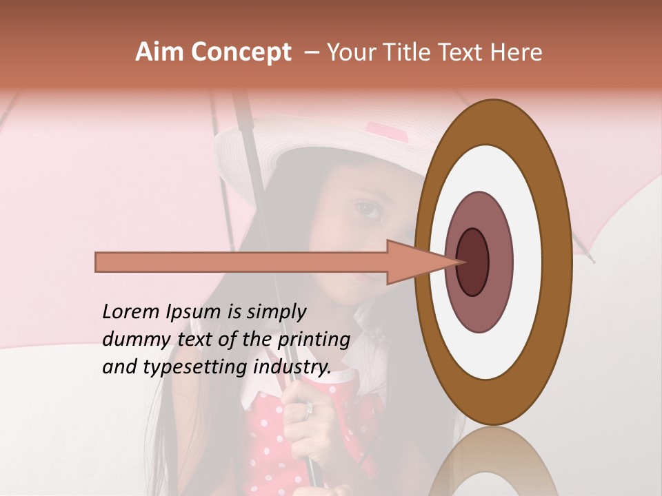 Hat Cute Dressed Up PowerPoint Template